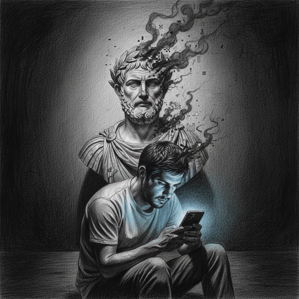 Marco Aurélio e o Preço do Tempo Perdido — O Estoicismo Contra a Era da Distração
